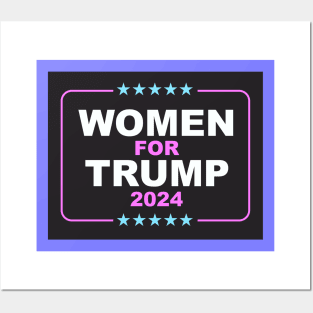 Women for Trump 2024 Posters and Art